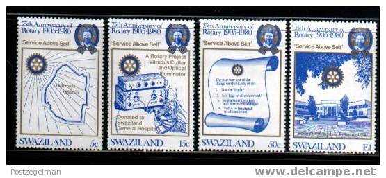 SWAZILAND 1980 MNH Stamp(s) Rotary Club 335-338 # 6658 - Swaziland (1968-...)