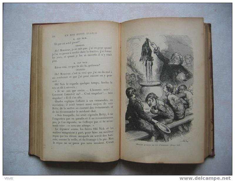 "Un Bon Petit Diable" De La Comtesse De Ségur. Bibliothéque Rose Illustrée. Hachette Et Cie. - Bibliothèque Rose