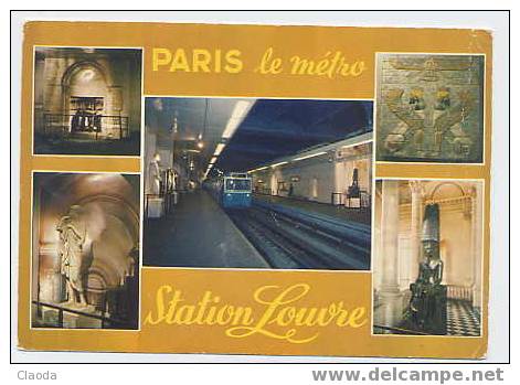 1999 - PARIS (Le Métro Station LOUVRE) - Subway