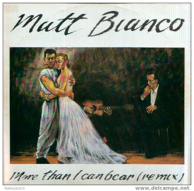 * 12" * MATT BIANCO - MORE THAN I CAN BEAR - 45 Toeren - Maxi-Single