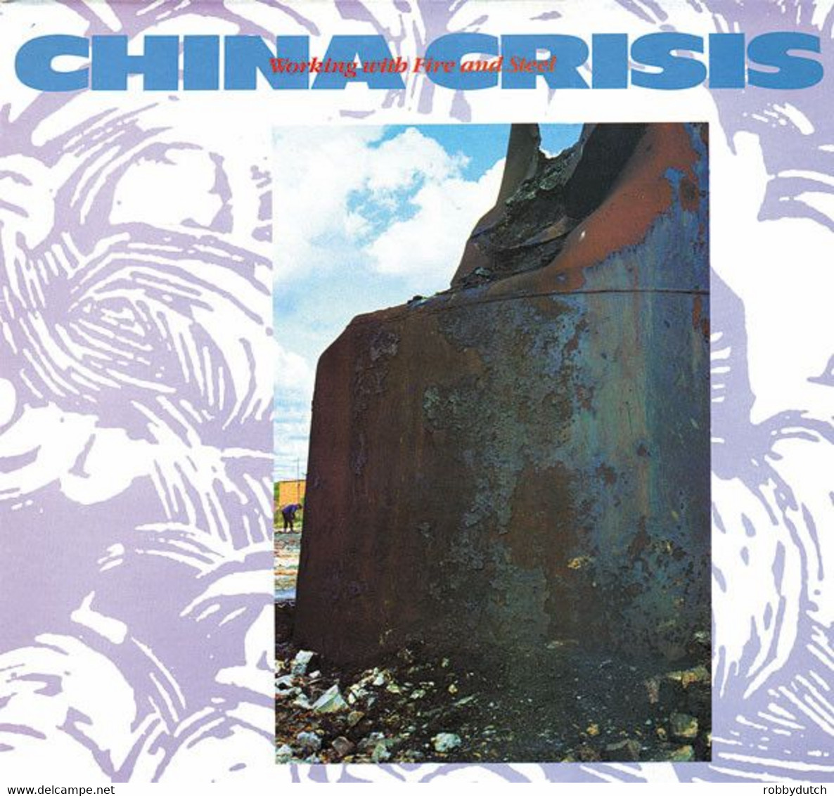 * 12" * CHINA CRISIS - WORKING WITH FIRE AND STEEL (1983 Ex-!!!) - 45 Toeren - Maxi-Single