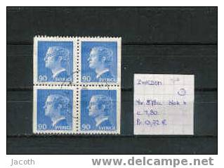 Zweden 1975 - Yv. 878a In Blok Van 4 Gest./obl./used - Blocks & Sheetlets