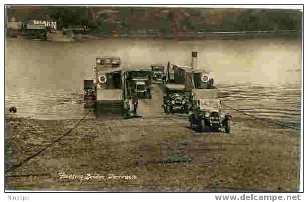 Great Britain-1936 Floating Bridge Postcard - Cars