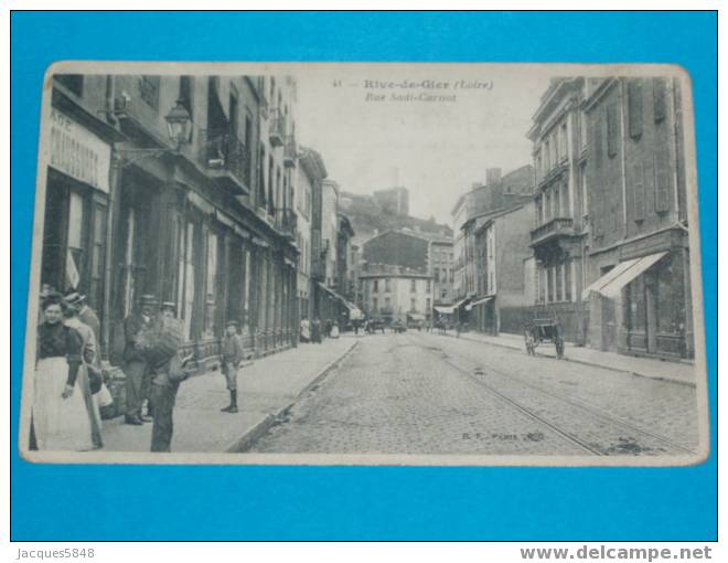 42)- Rive Du Gier - N° 41 - Rue Sidi-carnot - - - Tres Belle Carte - Rive De Gier