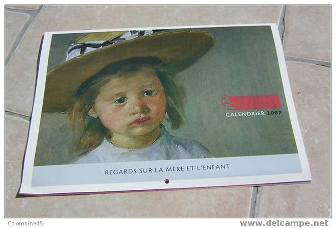 Calendrier 2007 Theme Mere Et Enfant ( Peinture ) - Formato Grande : 2001-...