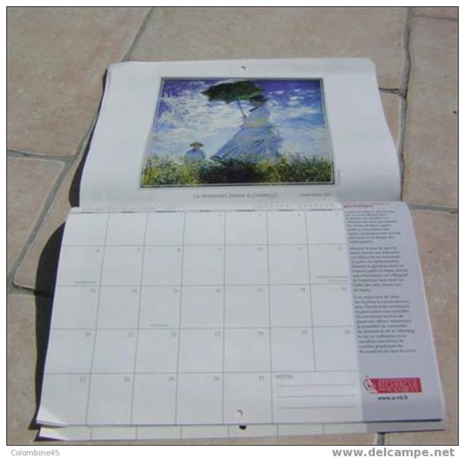 Calendrier 2007 Theme Mere Et Enfant ( Peinture ) - Formato Grande : 2001-...