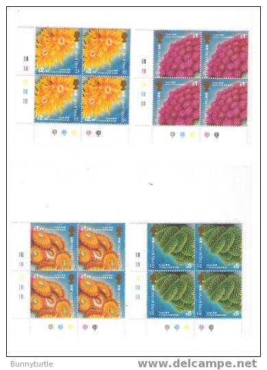 Hong Kong 1994 Corals MNH Block Of 4 - Neufs