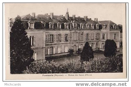 CPA 53 PONTMAIN - Maison Des Soeurs D'Evron - Pontmain