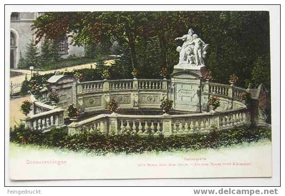 D 2752 - (Schwarzwald-Baar-Krs.) Donaueschingen. Donauquelle - CAk Um 1915 - Donaueschingen