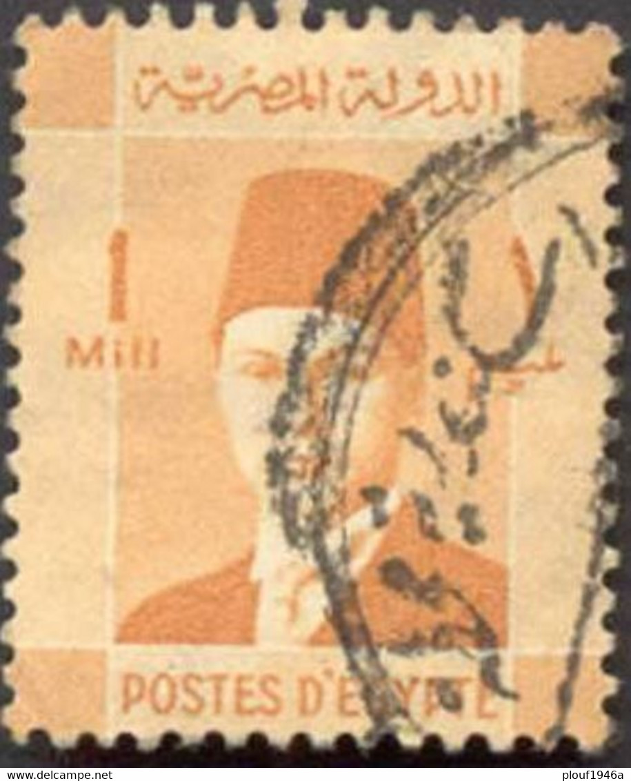 Pays : 160,31 (Egypte : Royaume (Farouk Ier)   Yvert Et Tellier N° :   187 (o) - Used Stamps