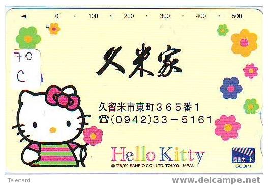 HELLO KITTY On Phonecard (70 C) - Comics