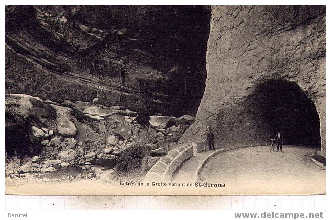 SAINT GIRONS (Environs) - Entrée De La Grotte Venant De Saint-Girons - Saint Girons