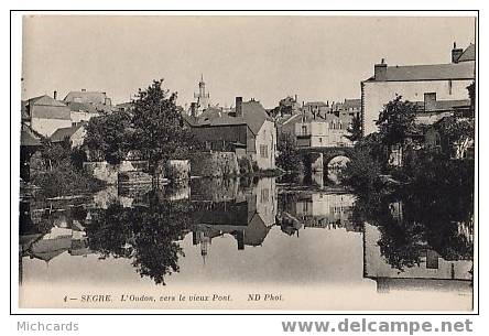 CPA 49 SEGRE - L'Oudon, Vers Le Vieux Pont - Segre