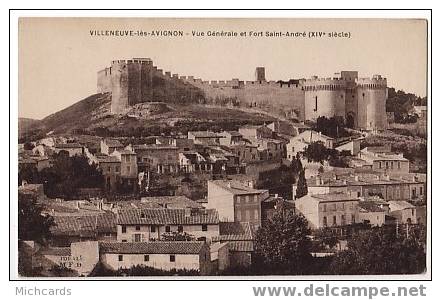 CPA 30 VILLENEUVE LES AVIGNON - Vue Generale Et Fort St Andre - Villeneuve-lès-Avignon