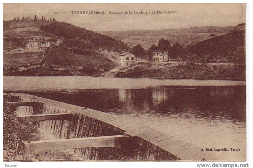 CPA De Tarare (Rhône 69): Barrage De La Turdine. Le Déchargeoir - Tarare