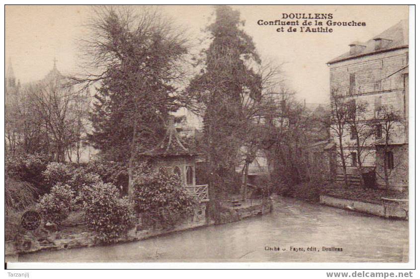 CPA De Doullens (Somme 80): Confluent De La Grouches Et De L'Authie. - Doullens