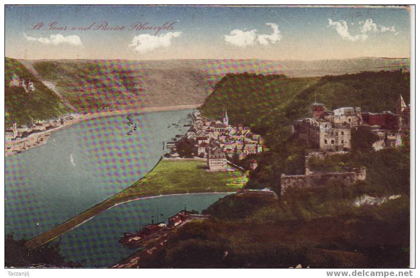 CPA Colorisée De Saint Goar: St Goar Und Ruine Rheinfels - St. Goar