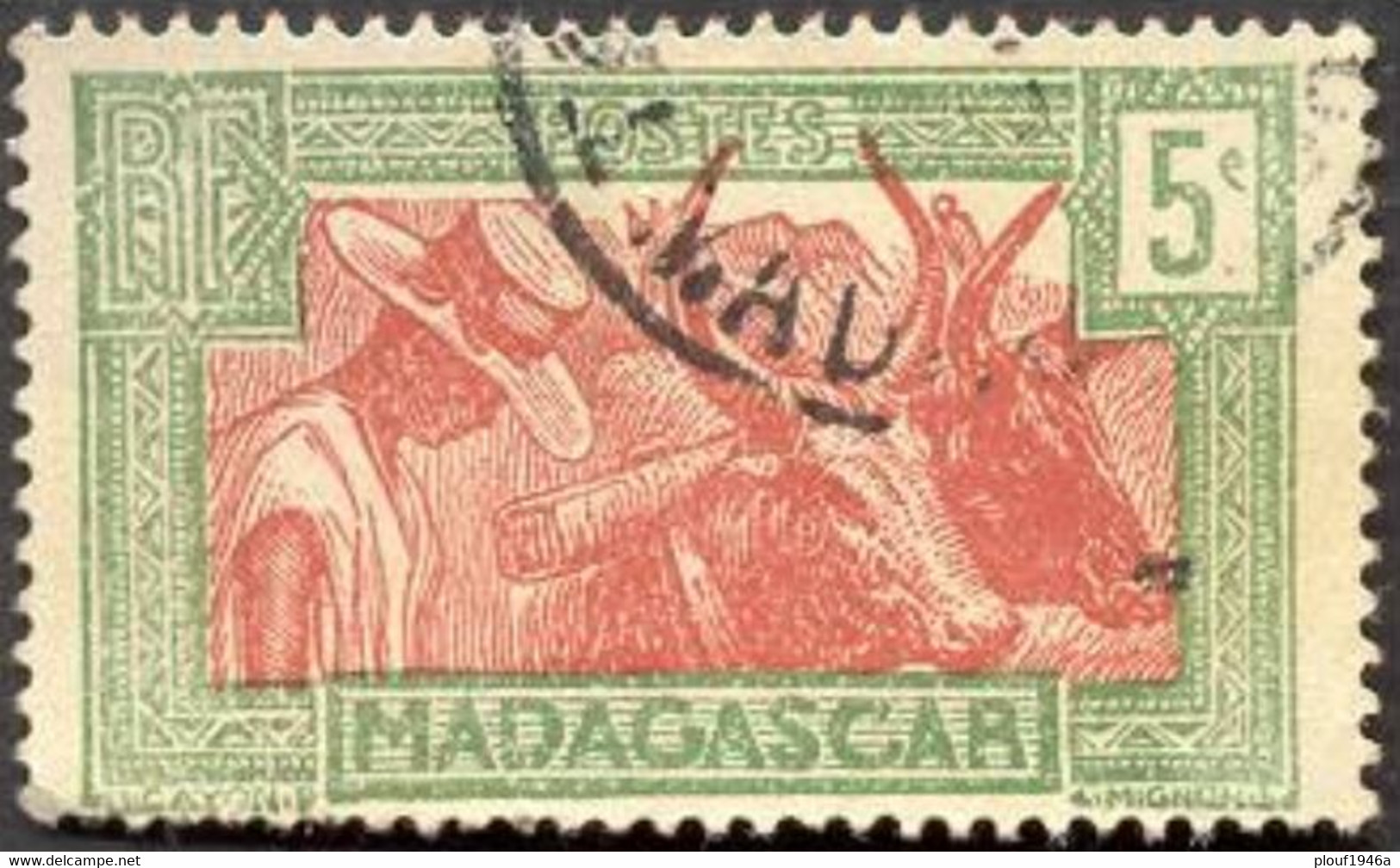 Pays : 288,3 (Madagascar : Colonie Française) Yvert Et Tellier N° :  164 (o) - Oblitérés