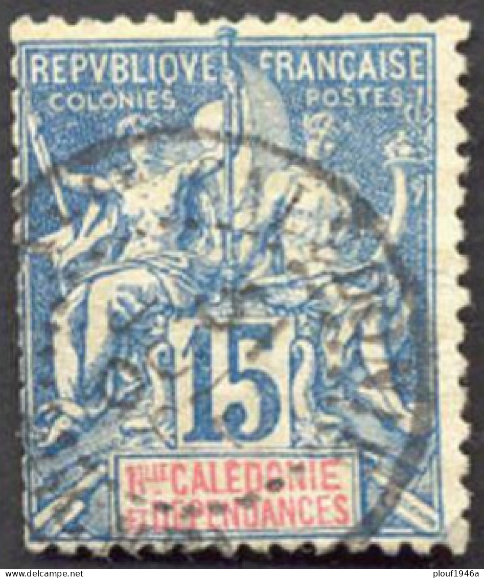 Pays : 355 (Nouvelle-Calédonie : Colonie Française)  Yvert Et Tellier N° :   46 (o) - Gebraucht