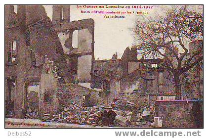 La Guerre En Lorraine 1914-17 - RAON L'ETAPE - Bombardée Par Les Allemands - Vue Intérieure - Raon L'Etape