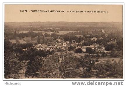 CPA 58 POUGUES LES EAUX - Vue Prise De Bellevue - Pougues Les Eaux