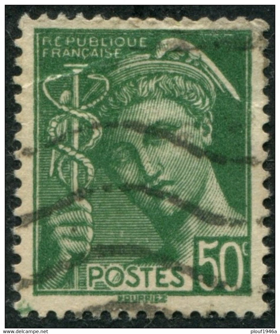 Pays : 189,03 (France : 3e République)  Yvert Et Tellier N° :  414 B (o) - 1938-42 Mercurius