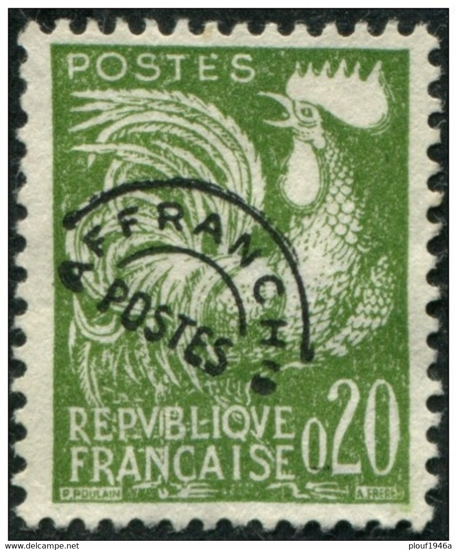 Pays : 189,07 (France : 5e République)  Yvert Et Tellier N° : Préo  120 (o) - 1953-1960