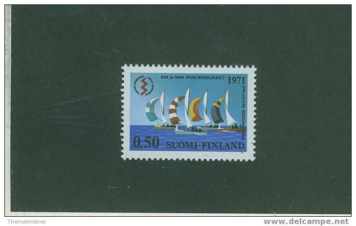 2S0114 Voile Classe Lightning 658 Finlande 1971 Neuf ** - Zeilen