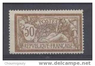 FRANCE 1900 Y&T 120 "TYPE MERSON 50 C BRUN ET GRIS" NEUF SANS CHARNIERE XX TTB - 1900-27 Merson