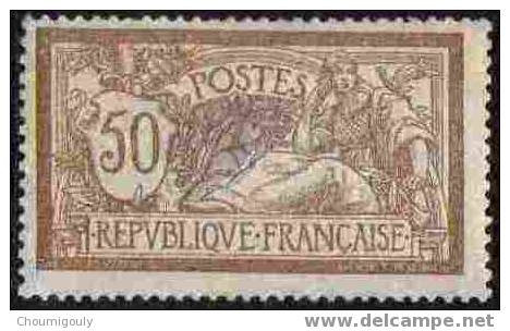 FRANCE 1900 Y&T 120 "TYPE MERSON 50 C BRUN ET GRIS" NEUF SANS CHARNIERE XX TTB - 1900-27 Merson