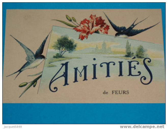 42) - Fleurs - Amitiés De Fleurs  - - Tres Belle Carte - Andrézieux-Bouthéon