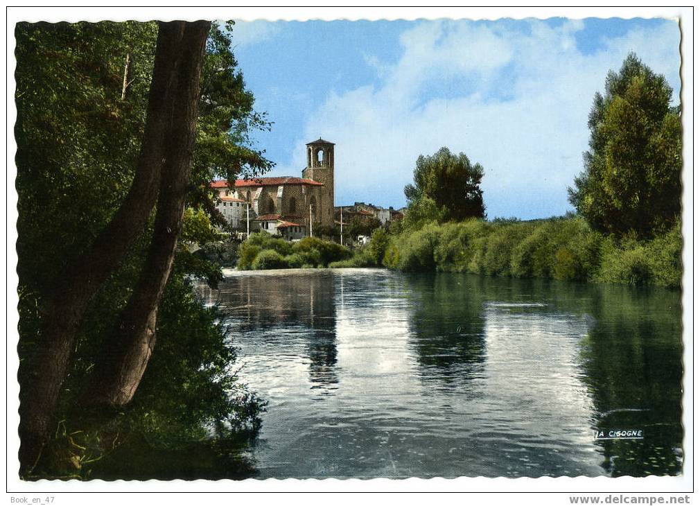 {19716} 43 Haute Loire Langeac , Paysage Sur L'Ile D' Amour Et L' Eglise - Langeac