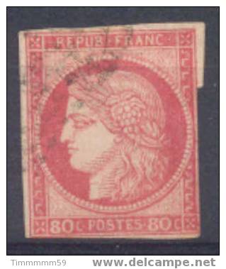 Lot N°4431  N°21  80c Rose, Coté 170 Euros - Ceres