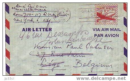 Entier Postal Air Mail 10c Du 1/8/1950 - 1941-60