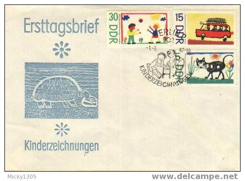 DDR / GDR - FDC 1280/1285 (F004)- - 1950-1970