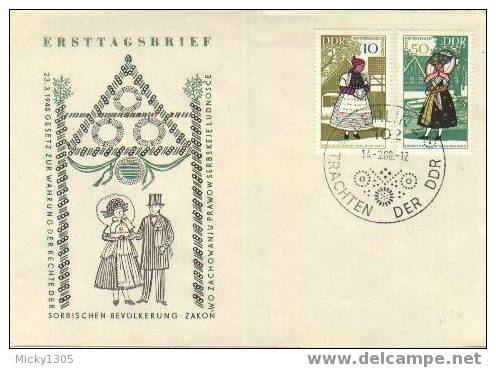 DDR / GDR - FDC 1353/1356 (F007)- - 1950-1970