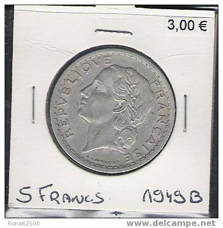 5 FRANCS LAVRILLIER En Aluminium .1949 B . - Autres & Non Classés