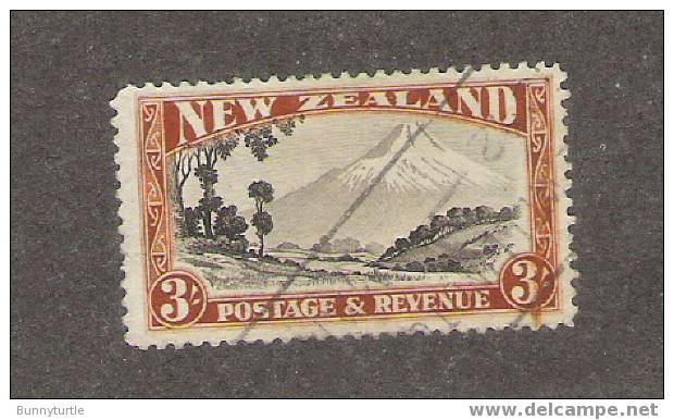 New Zealand 1935 Mt Egmont North Island 3sh Used (198) - Usati