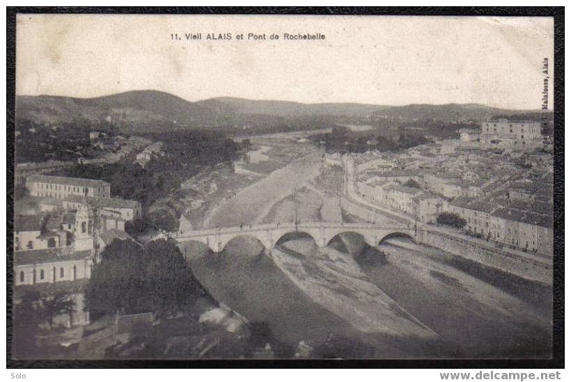 Vieil ALAIS Et Pont De Rochebelle - Alès