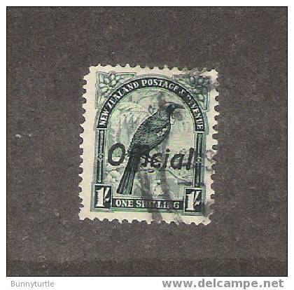 New Zealand 1936 Official Stamp 1sh Used (O60) - Dienstmarken