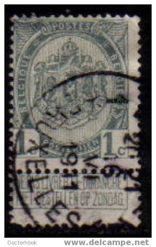 BELGIUM   Scott   #  82  F-VF USED - 1893-1907 Coat Of Arms