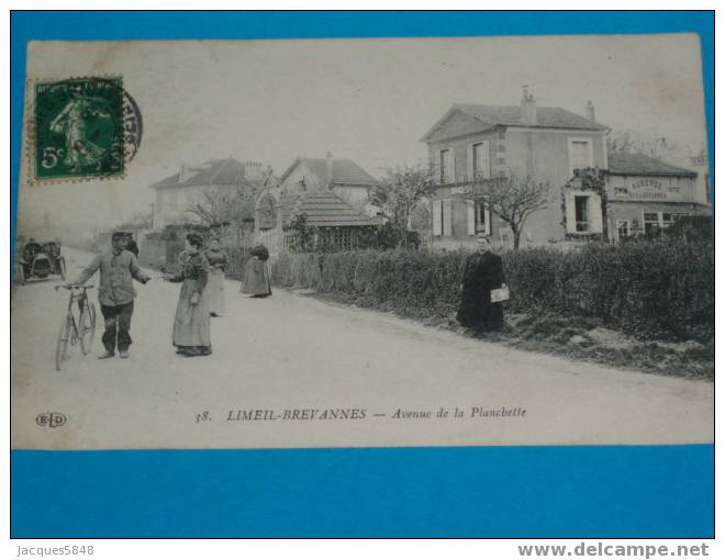 94) Limeil-brèvannes -n°38 - Avenue De La Planchette - Le Facteur-  - - Tres Belle Carte - Limeil Brevannes