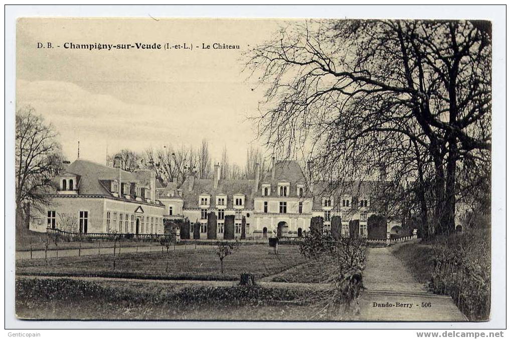 H48 - CHAMPIGNY-sur-VEUDE - Le Château - Champigny-sur-Veude