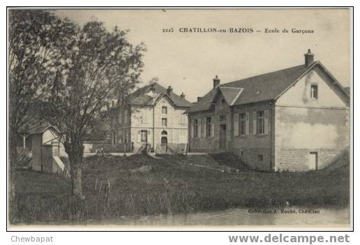 Chatillon En Bazois - école De Garçons - Chatillon En Bazois