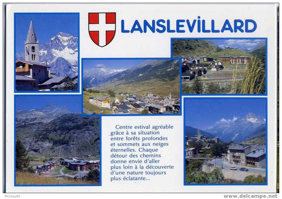 VAL CENIS--Lanslevillard--Vues Diverses--Multivues  ,cpm éd Edy - Val Cenis