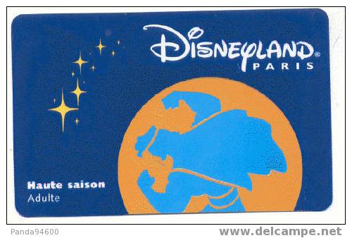 Passeport Disneyland Paris Hercule Adulte Haute Saison 1999 - Passeports Disney