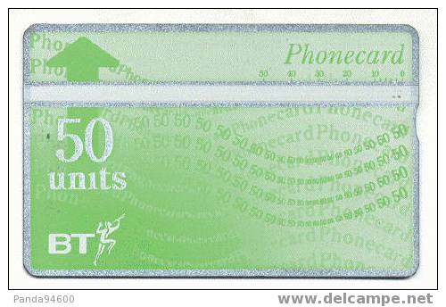 Royaume Uni British Telecom Phonecard 50 Units - BT Emissioni Definitive