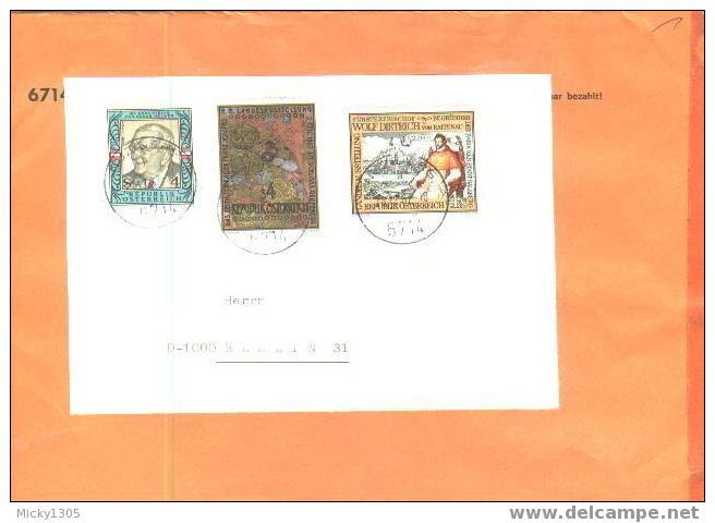 Österreich / Austria - Umschlag Echt Gelaufen / Cover Used (3423) ## - Lettres & Documents