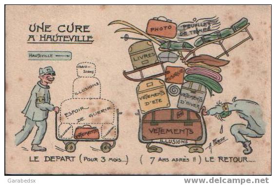 CPA De Re àHAUTEVIILE - Une Cu Hauteville (carte Humoristique). - Hauteville-Lompnes