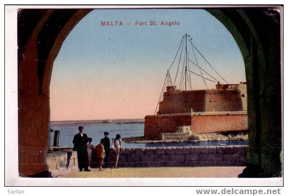MALTE , Fort St Angelo - Malte
